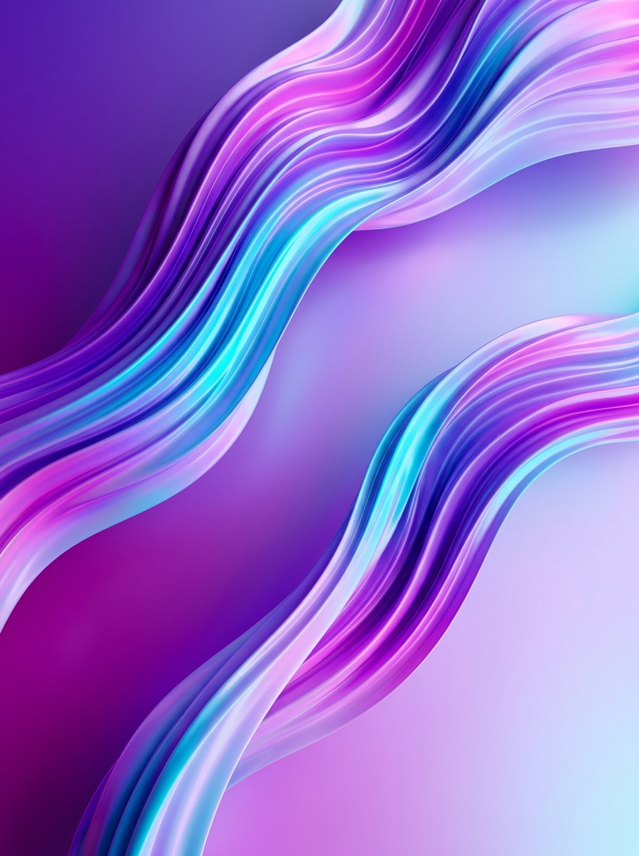 Abstract fluid wave artwork